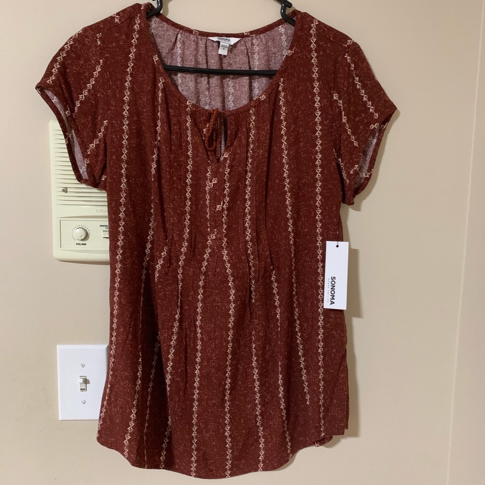 SONOMA Women’s Pintuck Tee